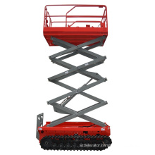 Mini hydraulic platform aerial work mobile self propelled electric scissor lift